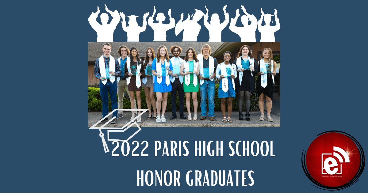 paris high school honors graduates