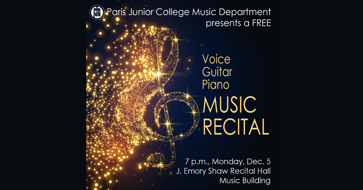 PJC music students offer free recital Monday