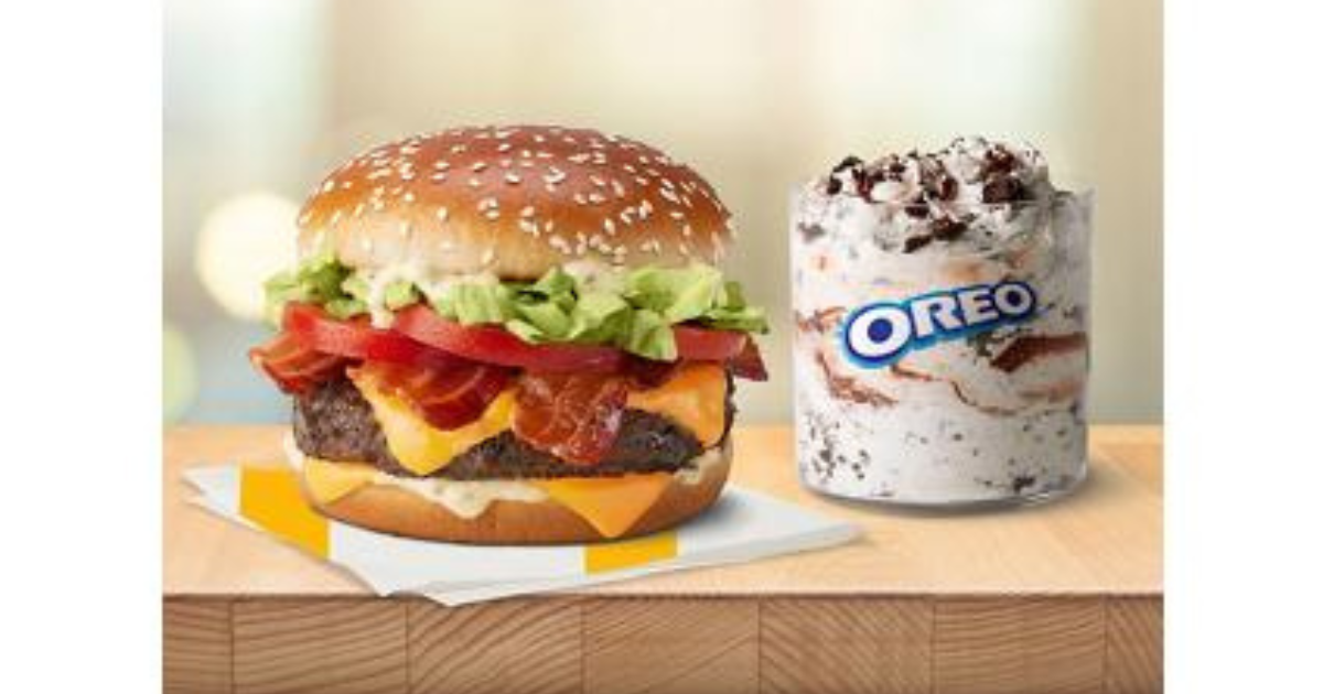 Smoky BLT Quarter Pounder and Oreo Fudge McFlurry