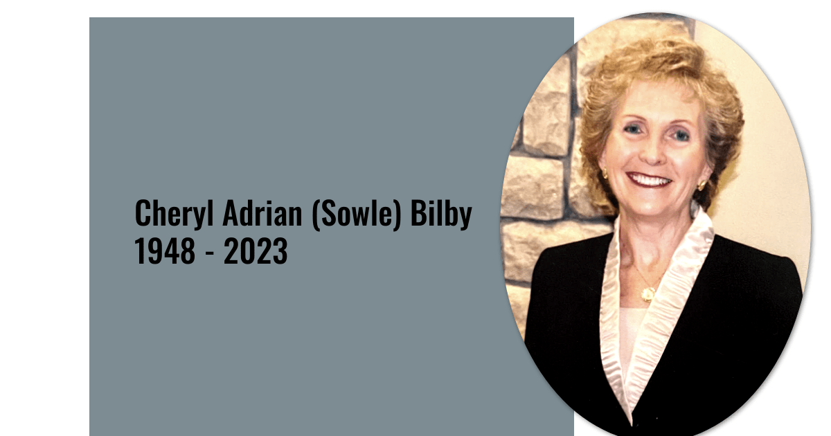 Cheryl Adrian (Sowle) Bilby