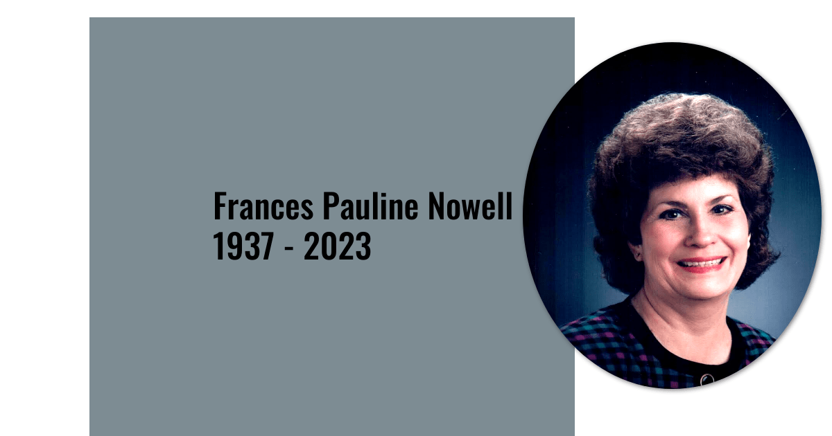 Frances Pauline Nowell