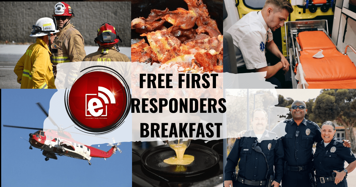 free first responder breakfast