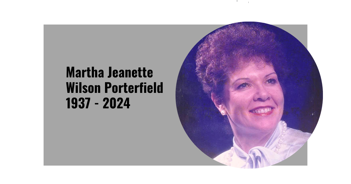 Martha Jeanette Wilson Porterfield