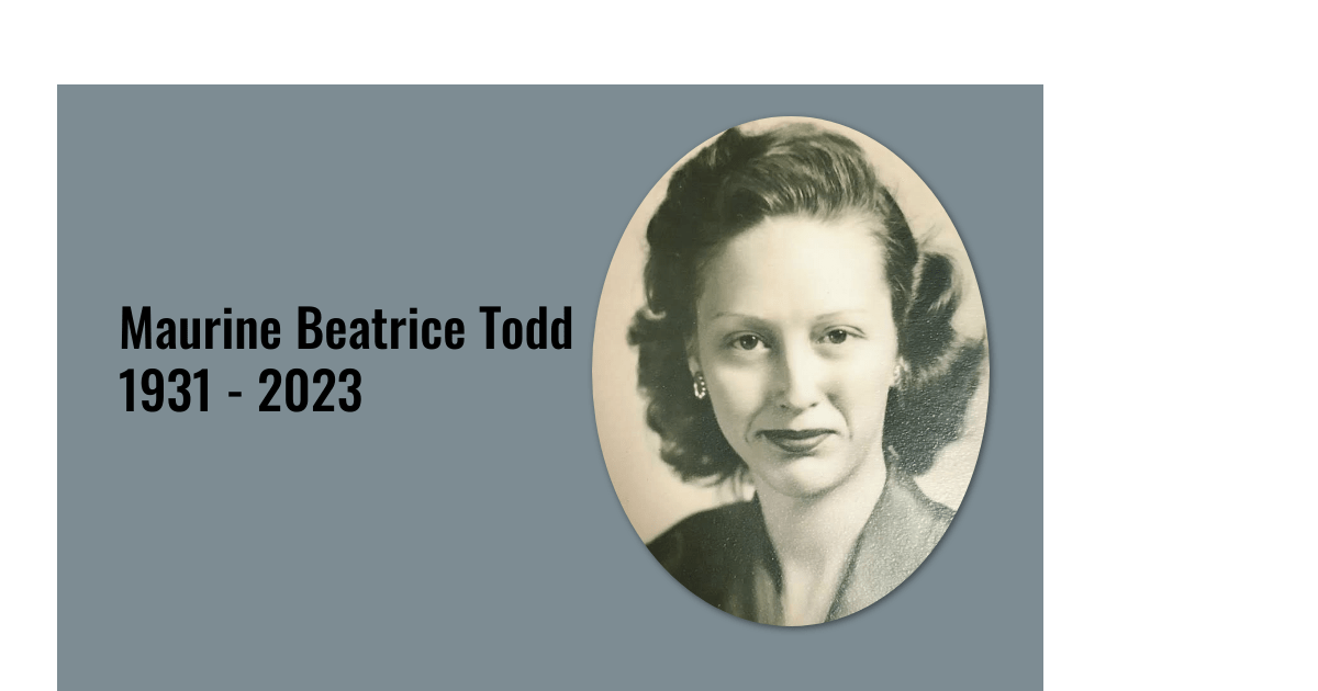 Maurine Beatrice Todd