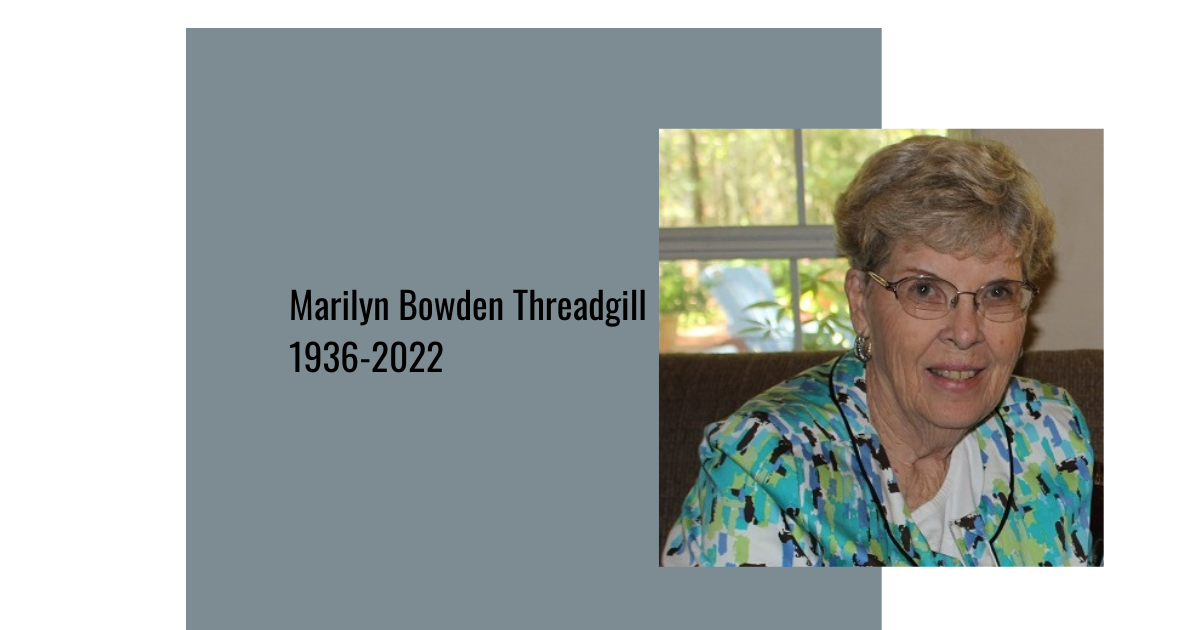 Marilyn Bowden Threadgill