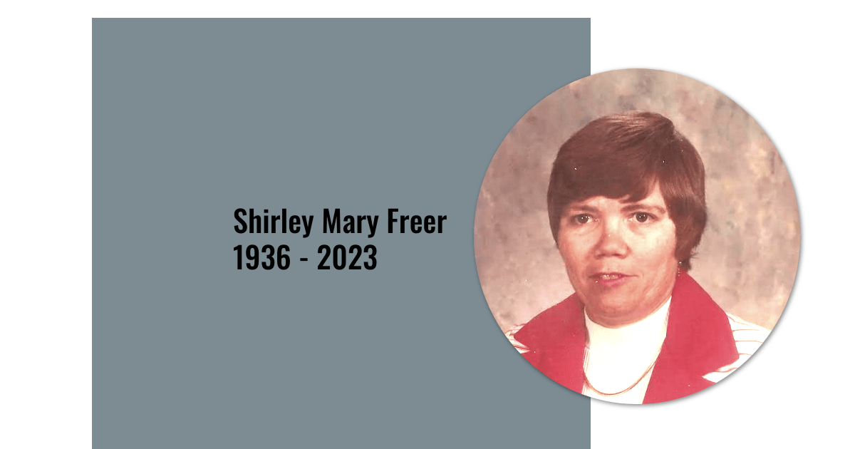 Shirley Mary Freer