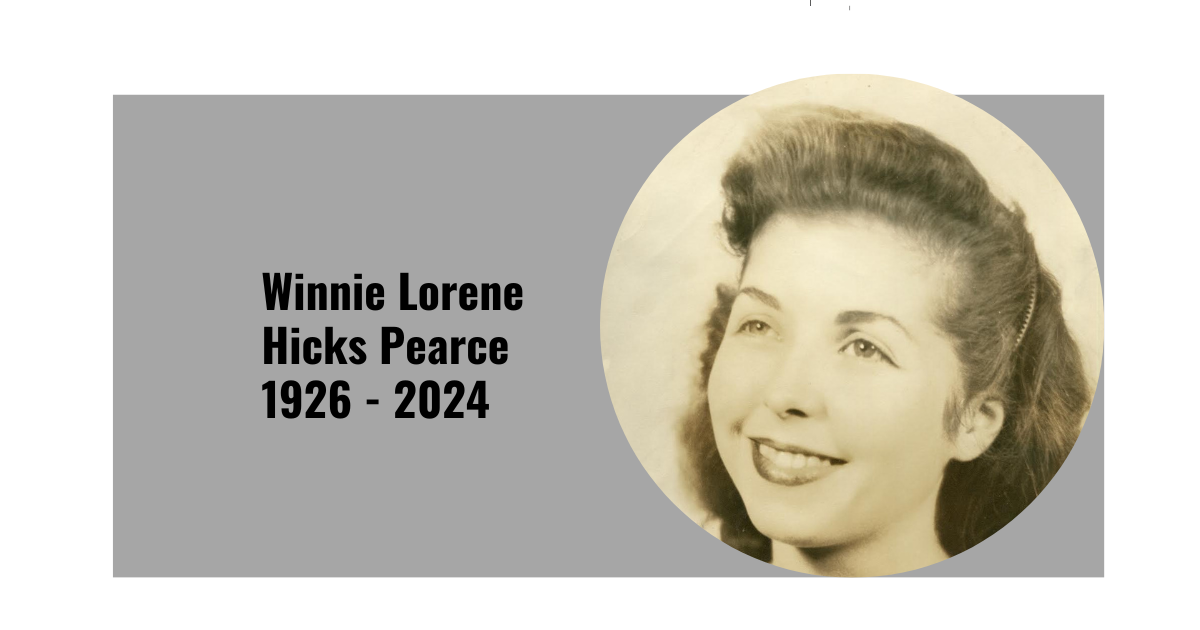 Winnie Lorene Hicks Pearce,