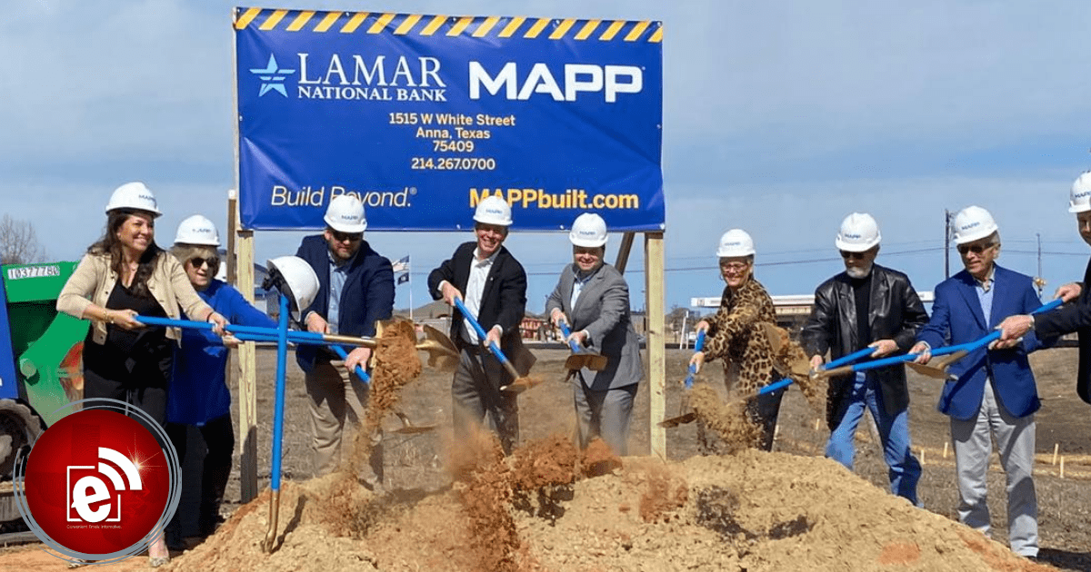 Lamar National Bank breaks ground