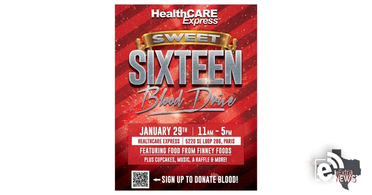 Sweet Sixteen Birthday Blood Drive