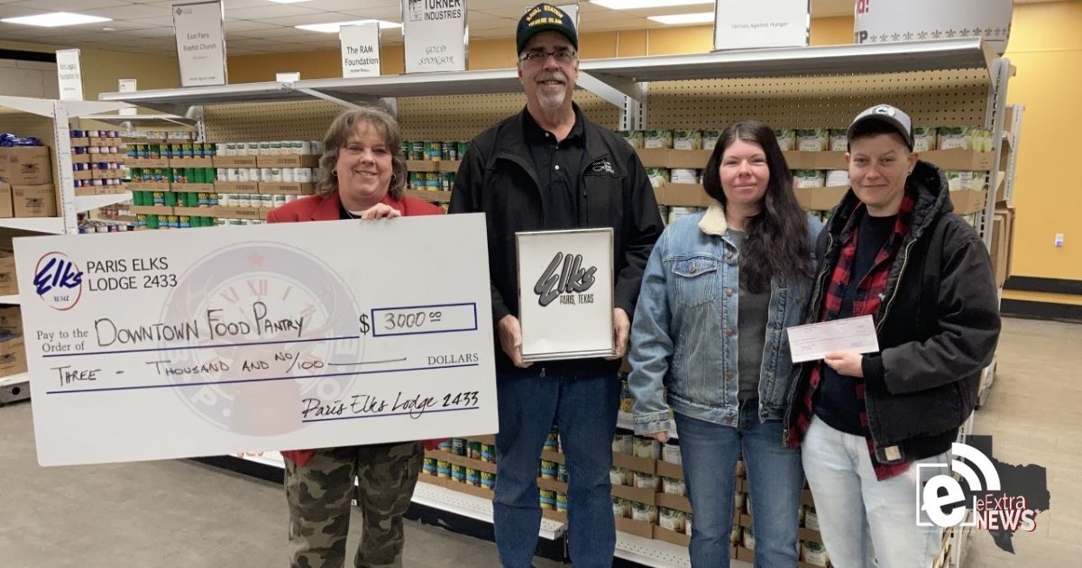 Elks Lodge donates to Downtown Food Pantry